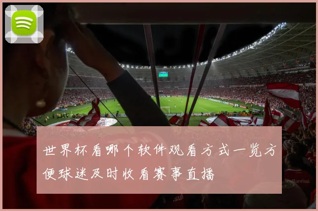 世界杯看哪个软件观看方式一览方便球迷及时收看赛事直播